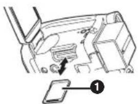 PANASONIC NV-GS78 - - Inserting/removing a card - 2