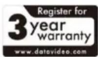 DataVideo DAC-45 - Three Year Warranty - 1