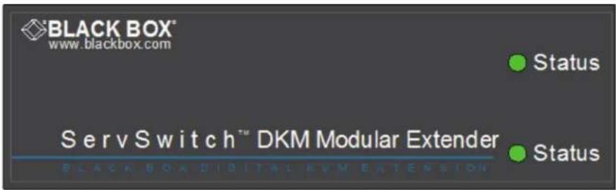 BLACK BOX® www.blackbox.com ServSwitch™ DKM Modular Extender Status Status BLACK BOX DIGITAL KVM EATEN BIDN