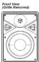 Crestron SAROS SR4T-B-T-EACH - Saros® 2-Way Surface Mount Speakers - 3