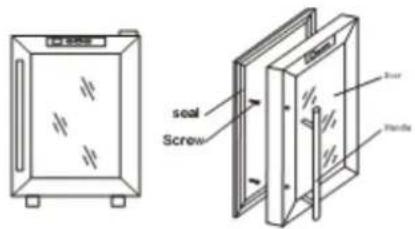 seal Screw door handle