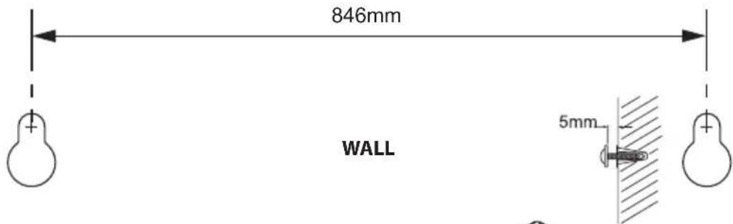 846mm WALL 5mm