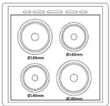 Ø180mm Ø140mm Ø140mm Ø180mm