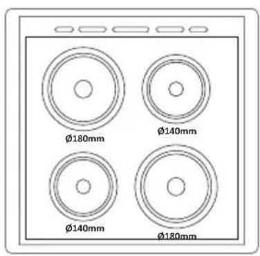 Ø180mm Ø140mm Ø140mm Ø180mm