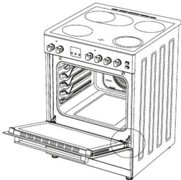 Orima OR 646 VIT - INSTALLATION OF THE OVEN DOOR - 1