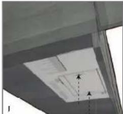 BLACK & DECKER Spacemaker CG700 - For cabinets with an overhang molding (see Illustration C) - 3