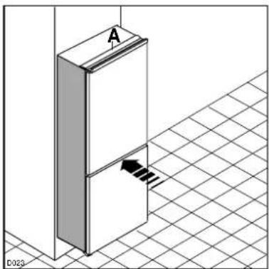 Tricity Bendix BFF781W - Recess dimensions - 2