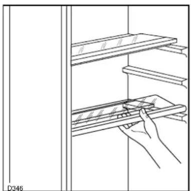 Tricity Bendix BL603W - Meat can only be stored safely in this way for one or two days at the most. - 1