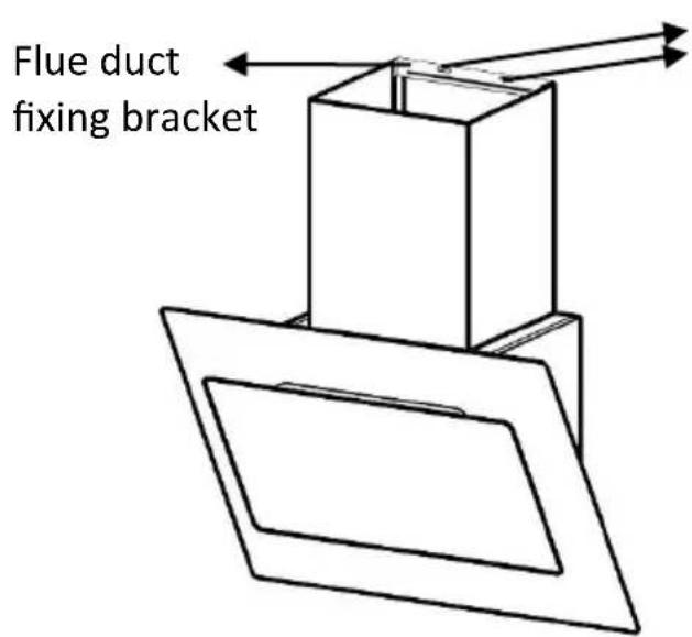 Flue duct fixing bracket