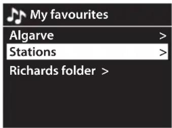 My favourites Algarve > Stations > Richards folder >