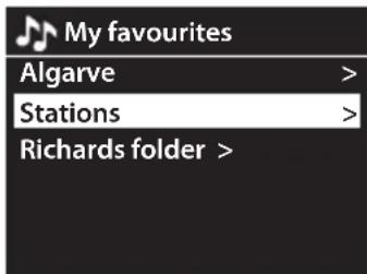 My favourites Algarve > Stations > Richards folder >
