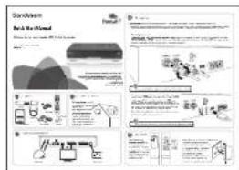 Scanned document page with multiple sections on product development, manufacturing, and quality control, alongside descriptive text blocks.