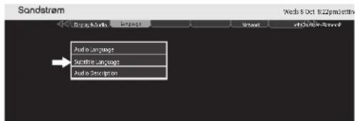 Sandstrom Audio language Synthetic language Audio description