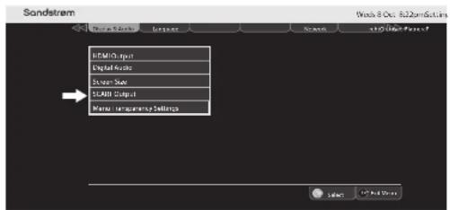 Sandstream InMIO Input Digital Audio Scan Mode SCAN Mode Input Scan frequency Settings Select Find Data