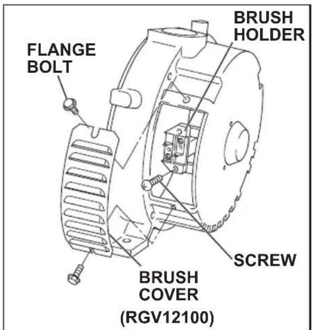 FLANGE BOLT BRUSH HOLDER SCREW BRUSH COVER (RGV12100)