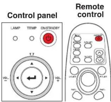 Control panel LAMP TEMP ON/STANDSY VOL 17 VOL Remote control BEAT ON/OFF METHNIC AVOCUT TREAD FULLER CLOCK FULLER L them FULLER