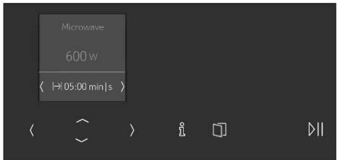 Microwave 600 w ( | 05:00 min/s )