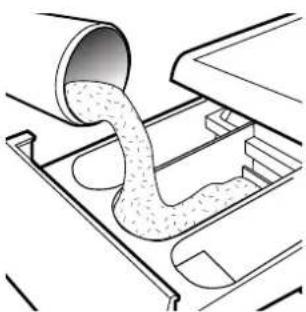 Otsein-Hoover OHNWF 6127-37 - Putting detergent in machine - 1