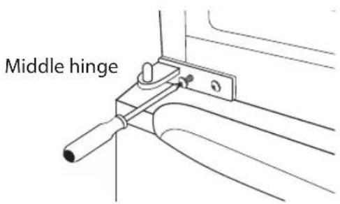 Middle hinge