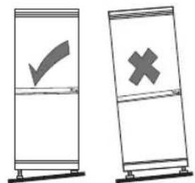 Two vertical diagrams showing check and cross symbols, likely indicating approval or rejection status.