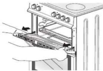 Logik LDOC60W17 - Removing the Grill Door - 3
