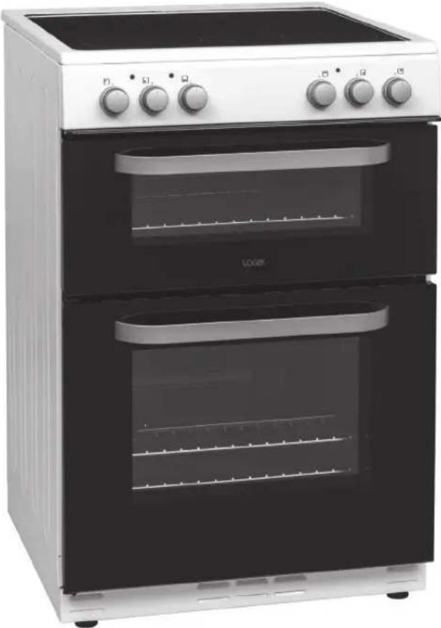 Logik LDOC60W17 - Free-Standing Electric Double Oven - 1