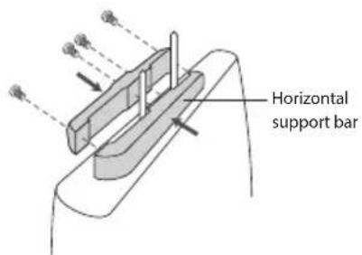 Horizontal support bar