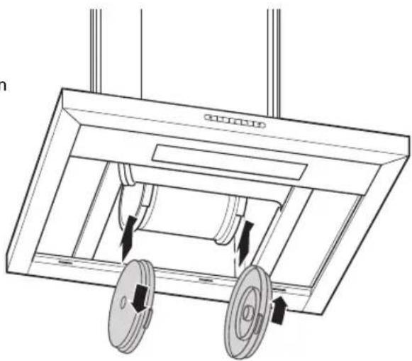 Logik L90CHDB17 - Replacing Carbon Filters - 2