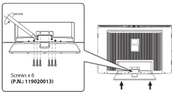 screw Screws x 6 (P.N.: 119020013)