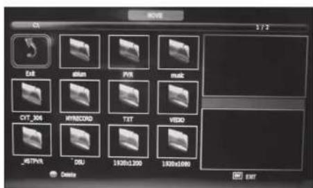 OK 5 / 2 Exit skm PVR muk CYT_306 MYRSCORD TXT VIDEO RESTPAR DSU 1920x1.200 1920x4.080 Delete EXIT