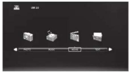 USB 2.0 RADIO MUSIC MOVE TEXT