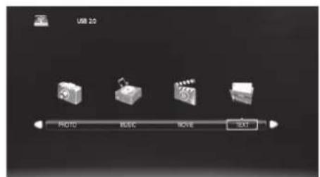 USB 2.0 MUSIC MUSIC MOVE TEXT