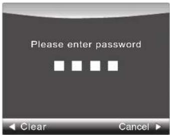 Please enter password Clear Cancel