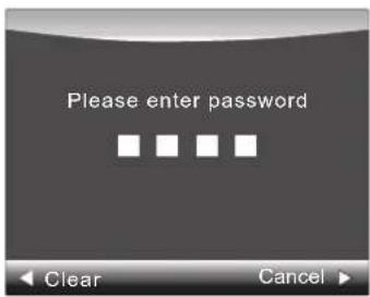 Please enter password Clear Cancel