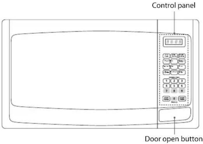 Control panel 86:85 Door open button