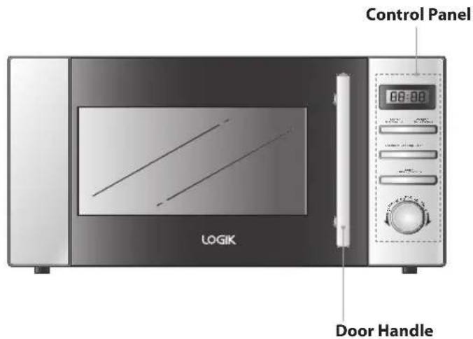 Control Panel 00:00 LOGIK Door Handle