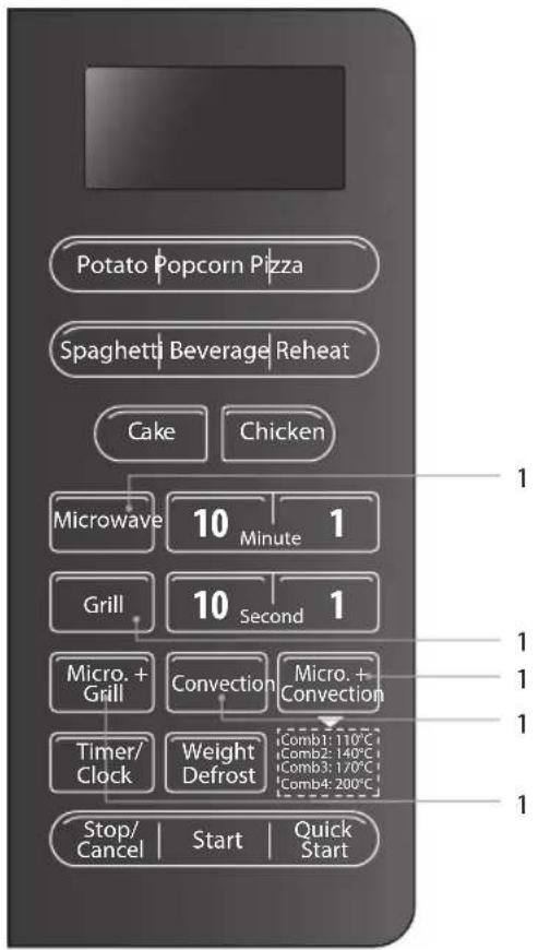 Logik L20CS11 - To find out the current cooking setting - 1