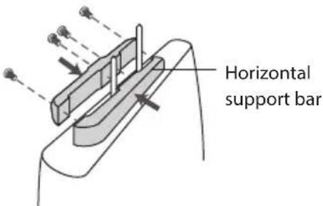 Horizontal support bar