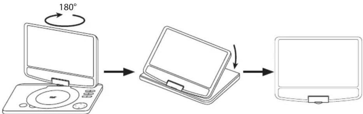 Logik L10SPDVD17 - Handheld Mode - 1