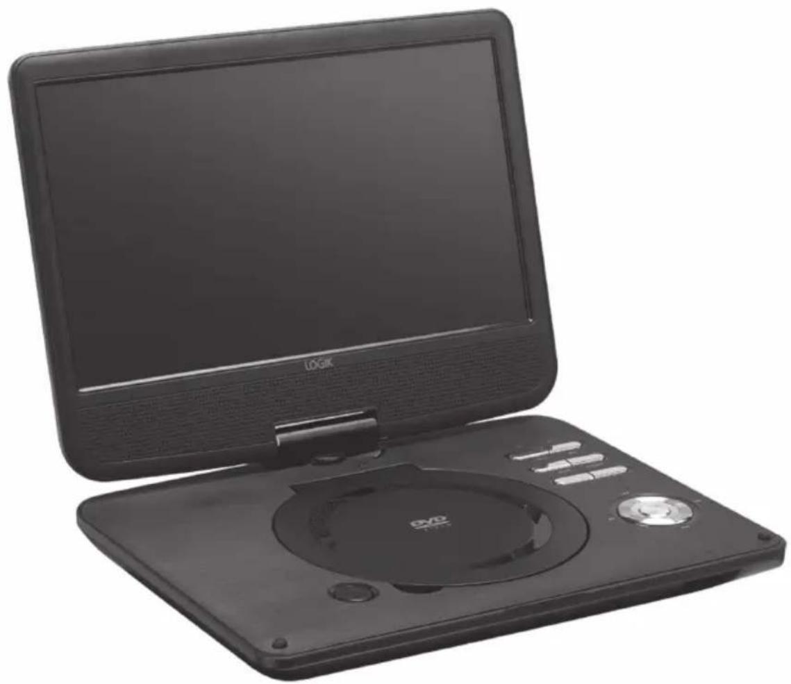 Logik L10SPDVD17 - 10" Portable DVD Player - 1