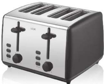 Logik L04TBK19 - SLICE TOASTER - 1
