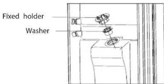 Fixed holder Washer