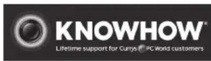 KNOWHOW® Lifetime support for Curnys PC World customers