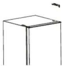 Logik LNF55S17 - Reversing the Door Swing - 3