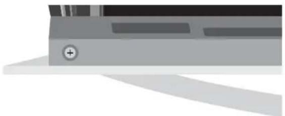 Logik LMF65SSTDN - Taking out the glass from the oven door for cleaning - 1