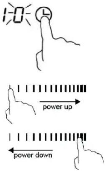 1:0 power up power down