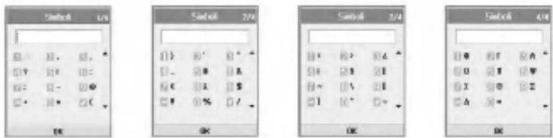 LG U8100 - Modalità Simboli - 1