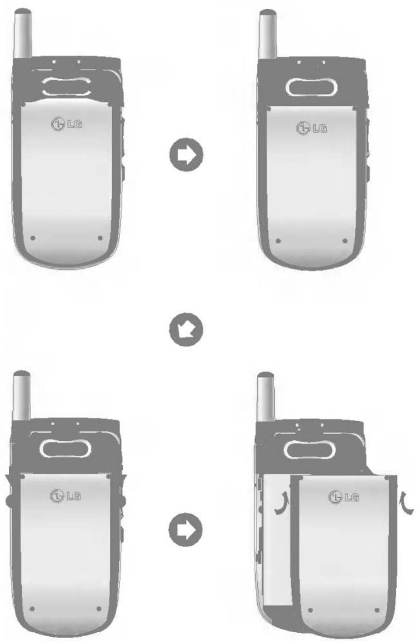 LG U8100 - Removing the Battery - 1