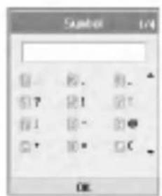 LG U8100 - Using the Symbol Mode - 1