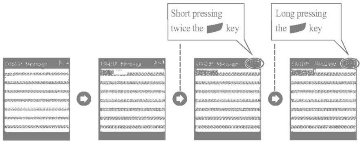 LG U8100 - Changing the Text Input Mode - 1